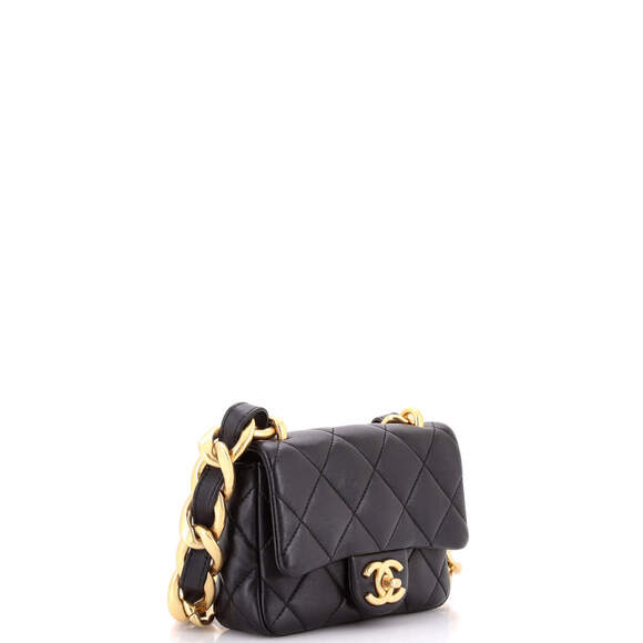 Chanel Mini Funky Town Flap Bag Quilted Lambskin - Picture 2 of 6
